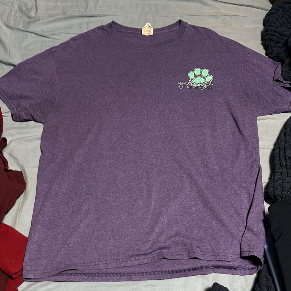 Purple tee